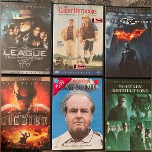 📀📀📀 Bundle of 6 Preloved Dvd’s Make it a movie night 🍿🍿🍿
